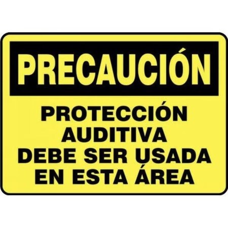 Accuform OSHA CAUTION Safety Sign EAR SHMPPA602XT SHMPPA602XT
